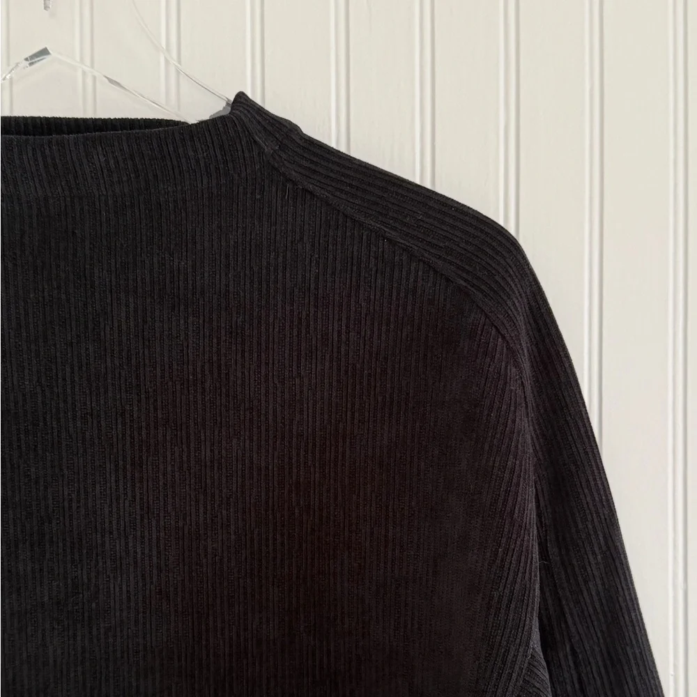 Madewell Striped Jacquard Funnelneck Top